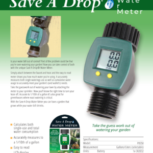 Save A Drop Water Meter